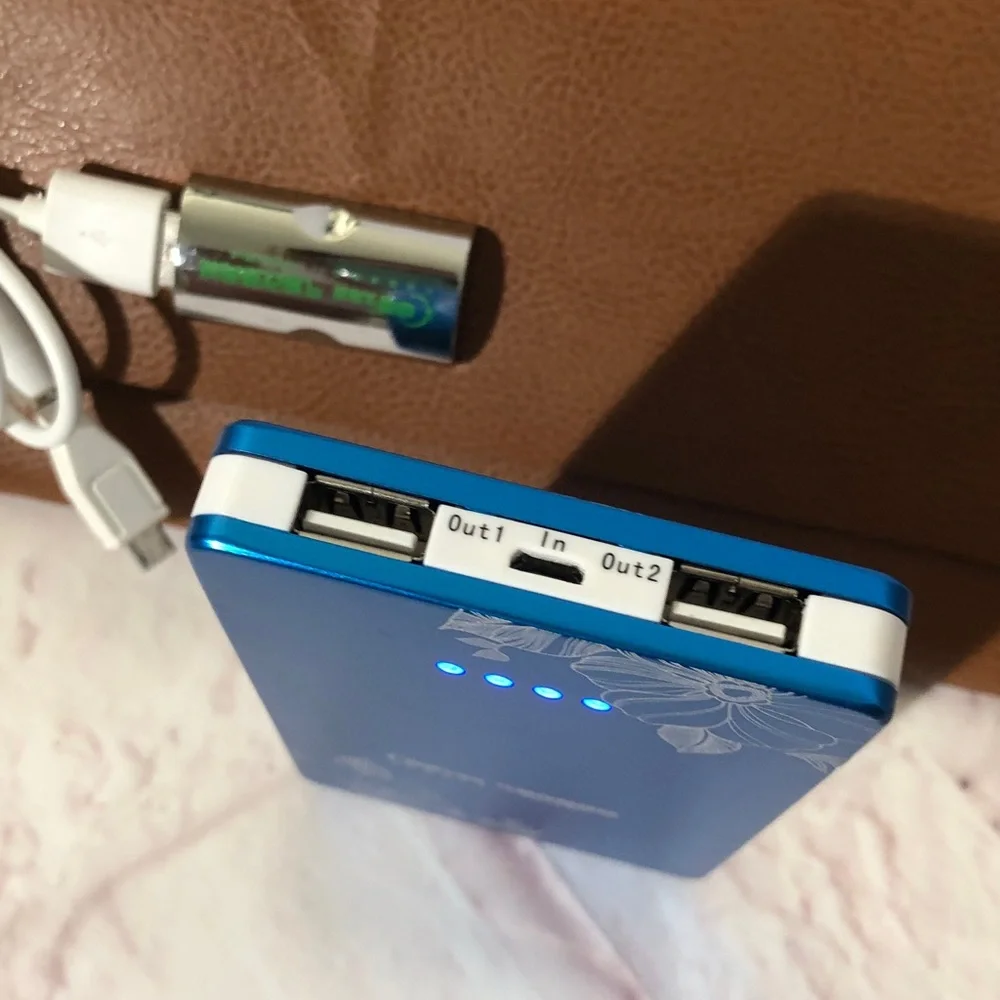 Two Portable Solar Charger High Capacity Power Banks with Foldable Panels - NIB